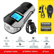 Load image into Gallery viewer, Waterproof Bicycle Light USB Charging Bike Front Light