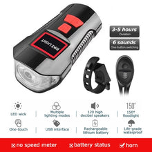 Load image into Gallery viewer, Waterproof Bicycle Light USB Charging Bike Front Light